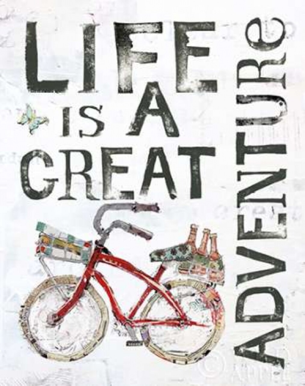 Life is a Great Adventure Poster Print by Kellie Day - Item # VARPDX29361